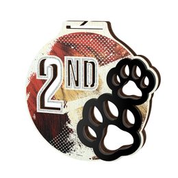 Medalla Highgrove Fusion con Huella Canina Plata - 2do Lugar
