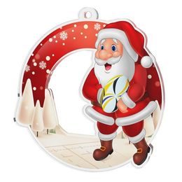 Medalla de Rugby de Papá Noel Nevado