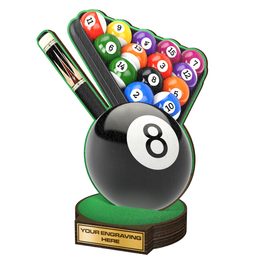 Trofeo Grove de Madera Real para Billar