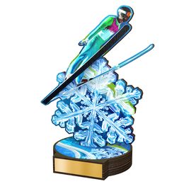 Trofeo Grove de Madera Real para Salto de Esquí