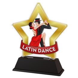 Trofeo Mini Estrella para Baile Latino