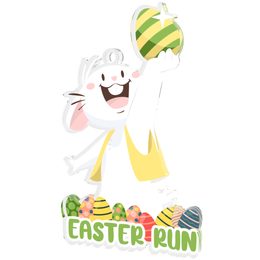 Medalla de Campeón de Carrera de Pascua de Conejo