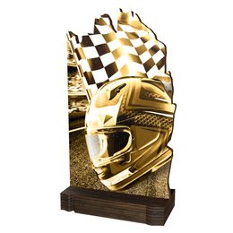 Trofeo Clásico Shard de Madera Ecológico para Motorsports
