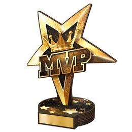 Trofeo Grove de Madera Real para MVP Estrella Oro