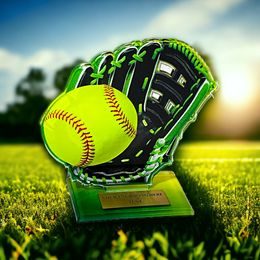 Trofeo Acrílico Cannes de Softbol