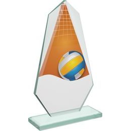 Premio de Vidrio Color Levita para Voleibol