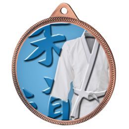 Kimono de Artes Marciales con Textura de Color Medalla de Bronce 3D