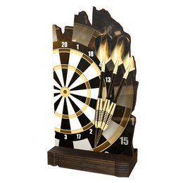 Trofeo Clásico Shard de Madera Ecológico para Dardos