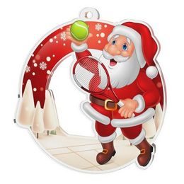 Medalla de Tenis de Papá Noel Nevado