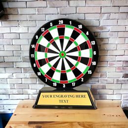 Trofeo Roswell en Acrílico Negro para Dardos