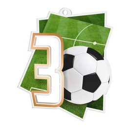 Medalla de Fútbol Poznan Número 3
