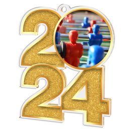 Medalla de Futbolito 2024 de Acrílico