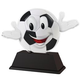 Trofeo de Balón de Fútbol Sonriente