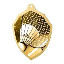 Medalla Clásica de Bádminton Molten de Acero Inoxidable Fundido