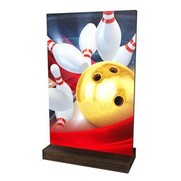 Trofeo Sherwood de Madera Ecológico para Boliche