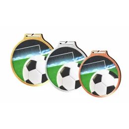 Medalla Habitat de Madera Ecológica para Fútbol