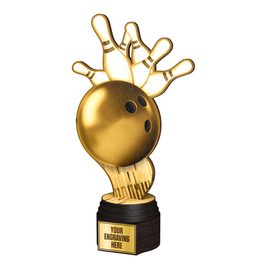 Trofeo Clásico de Madera Frontier para Boliche
