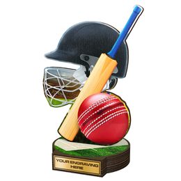 Trofeo Grove de Madera Real para Cricket
