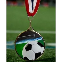 Medalla de Fútbol Barnet Textura Color 3D MaxMedal