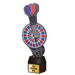 Trofeo de Madera Frontier de Dardos Electrónicos a Full Color