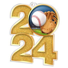 Medalla de Acrílico de Béisbol 2024