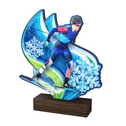 Trofeo de Madera Real Sierra para Esquí de Fondo