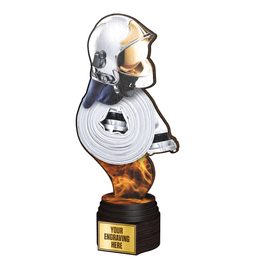Trofeo Frontier de Madera para Extinción de Incendios a Full Color