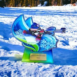 Trofeo Acrílico Cannes para Biatlón