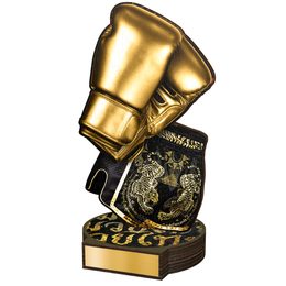 Trofeo Grove de Madera Real para Kick Boxing