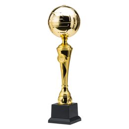 Trofeo de Voleibol de Metal Dorado