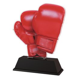 Trofeo Acrílico Ostrava para Boxeo