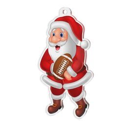 Medalla Navideña de Papá Noel para Fútbol Americano