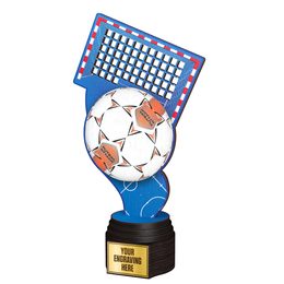 Trofeo de Madera Frontier de Fútbol de Sala a Full Color