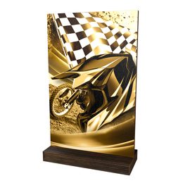 Trofeo Sherwood de Madera Ecológico para Motocross Clásico