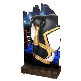 Trofeo Shard de Madera Ecológico para Boxeo