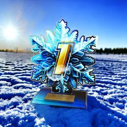 Trofeo Acrílico Cannes Copo de Nieve 1