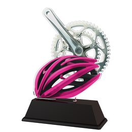 Trofeo Acrílico Ostrava para Ciclismo