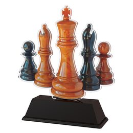 Trofeo Acrílico Ostrava para Ajedrez