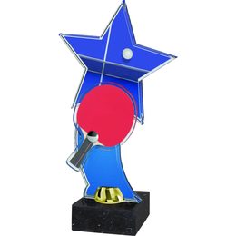 Trofeo Viena de Acrílico de Estrella para Tenis de Mesa