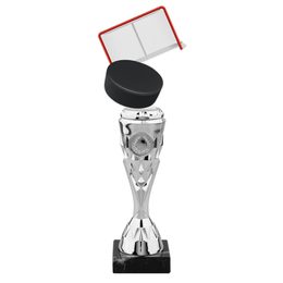 Trofeo de Hockey con Parte Superior de Acrílico en Plata
