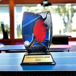 Trofeo Acrílico Iceberg de Ping Pong