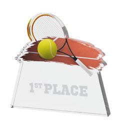 Trofeo de Acrílico Avalon para Tenis