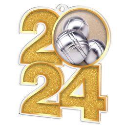 Medalla de Acrílico Petanca 2024