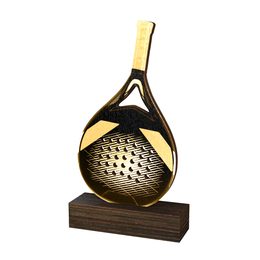 Trofeo de Madera Real Sierra para Pádel - Clásico