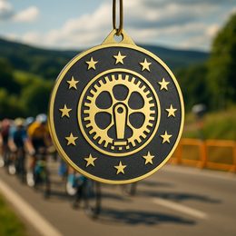 Medalla de Ciclismo Valor de Acero Inoxidable