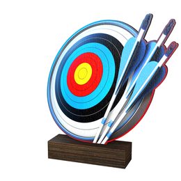 Trofeo de Madera Sierra para Tiro con Arco