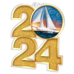 Medalla de Vela 2024 de Acrílico