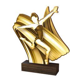Trofeo de Madera Real Sierra para Gimnasia - Clásico