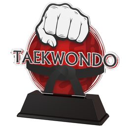 Trofeo Acrílico Ostrava para Taekwondo