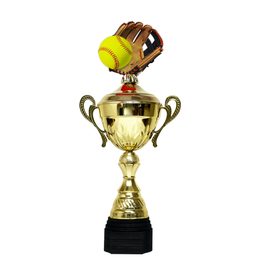 Copa Metálica Minot de Softbol Oro